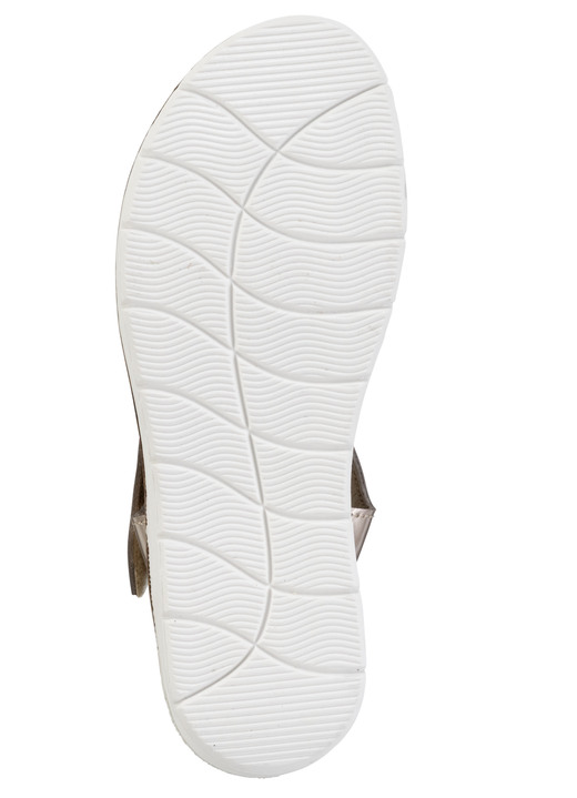 Sandaletten & Pantoletten - ELENA EDEN, modische Damen-Sandale, Weite H, mit herausnehmbarem Fußbett, in Größe 036 bis 042, in Farbe BLEU Ansicht 10