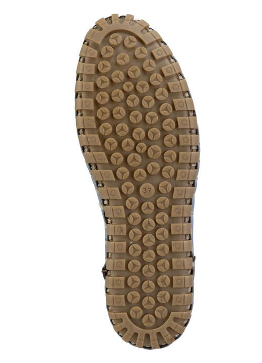 Pumps & Ballerina - ELENA EDEN Ballerina mit interessanter Prägung, in Größe 036 bis 041, in Farbe JEANS Ansicht 3