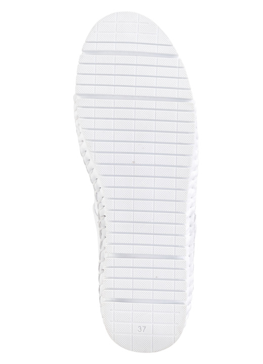 Slipper & Schnürschuhe - Gemini Mokassin-Slipper mit dezenter Knitter-Struktur, in Größe 036 bis 042, in Farbe JEANS Ansicht 6