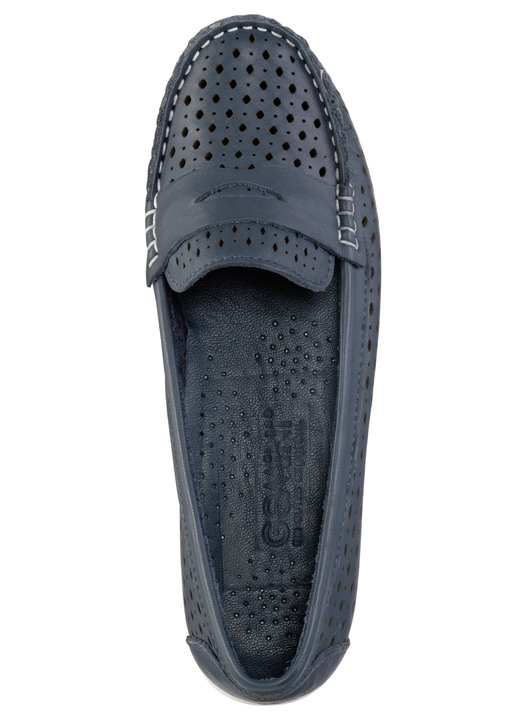 Slipper & Schnürschuhe - Gemini Slipper aus Nappaleder mit Lederspange, in Größe 036 bis 042, in Farbe WEISS Ansicht 5