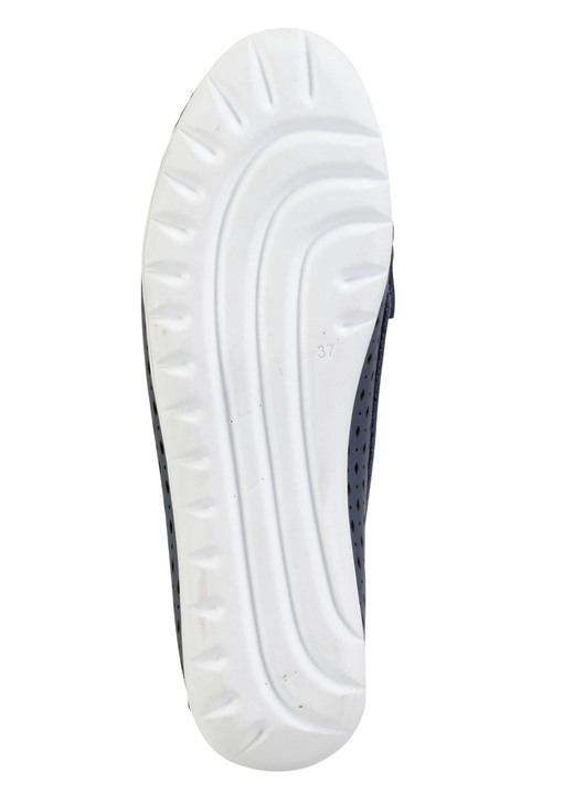 Slipper & Schnürschuhe - Gemini Slipper aus Nappaleder mit Lederspange, in Größe 036 bis 042, in Farbe WEISS Ansicht 6