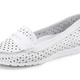 Slipper & Schnürschuhe - Gemini Slipper aus Nappaleder mit Lederspange, in Größe 036 bis 042, in Farbe MARINE – Farbe WEISS – Ansicht 1