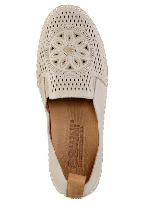 Slipper & Schnürschuhe - Gemini, sommerliche Damen-Slipper, Weite G, mit herausnehmbarem Fußbett, in Größe 036 bis 042, in Farbe JEANS Ansicht 9