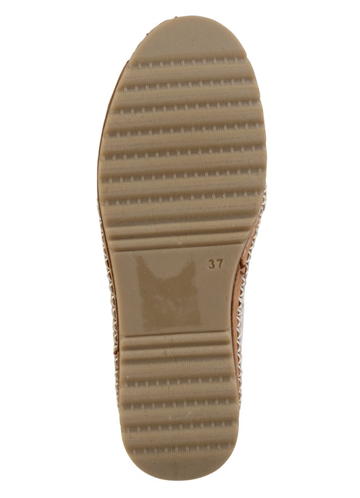 Slipper & Schnürschuhe - Gemini, sommerliche Damen-Slipper, Weite G, mit herausnehmbarem Fußbett, in Größe 036 bis 042, in Farbe WEISS Ansicht 7