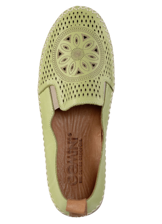 Slipper & Schnürschuhe - Gemini, sommerliche Damen-Slipper, Weite G, mit herausnehmbarem Fußbett, in Größe 036 bis 042, in Farbe WEISS Ansicht 12