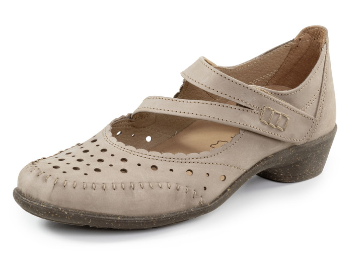 Pumps & Ballerina - ELENA EDEN, bequeme Damen-Pumps, Weite H, mit herausnehmbarem Fußbett, in Größe 036 bis 042, in Farbe DUNKELBLAU Ansicht 4