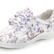 Slipper & Schnürschuhe - Waldläufer, bequeme Damen-Slipper, Weite H, mit herausnehmbarem Fußbett – Farbe WEISS-BUNT – Ansicht 1 Slipper & Schnürschuhe - Waldläufer, bequeme Damen-Slipper, Weite H, mit herausnehmbarem Fußbett, in Größe 3 1/2 bis 8, in Farbe DUNKELBLAU – Farbe WEISS-BUNT – Ansicht 1