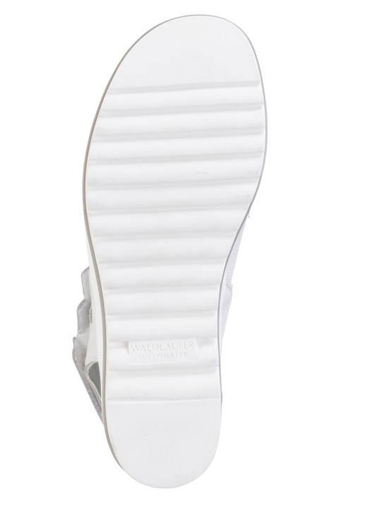 Sandaletten & Pantoletten - Waldläufer, bequeme Damen-Sandalen, Weite H, mit herausnehmbarem Fußbett, in Größe 3 1/2 bis 8, in Farbe JEANSBLAU Ansicht 9