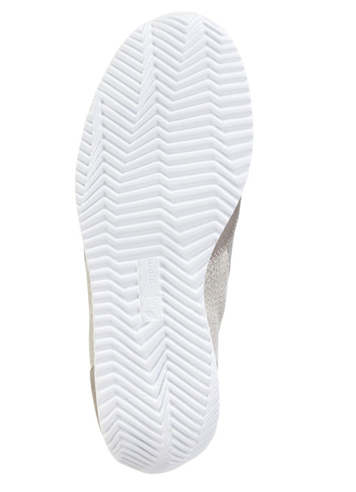 Slipper & Schnürschuhe - Waldläufer Sneaker aus edlem Leder-Materialmix, in Größe 3 1/2 bis 8, in Farbe JEANS-NATURWEISS Ansicht 6