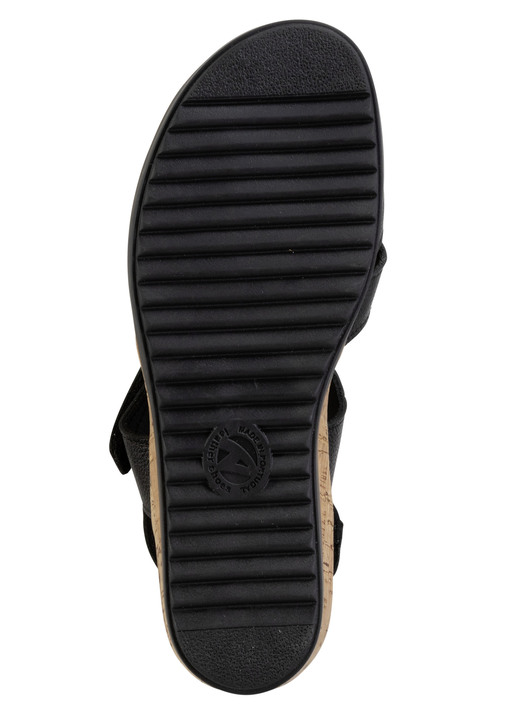 Sandaletten & Pantoletten - ELENA EDEN, bequeme Damen-Sandalen, Weite H, mit herausnehmbarem Fußbett, in Größe 035 bis 041, in Farbe WEISS Ansicht 7