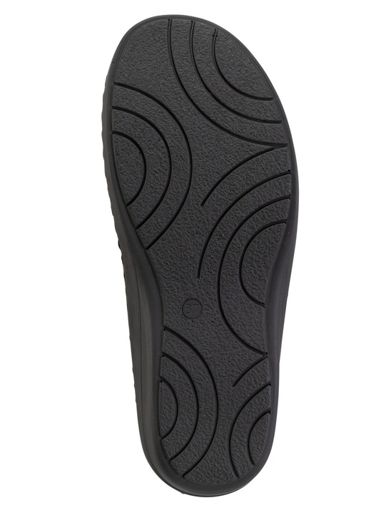 Sandaletten & Pantoletten - ELENA EDEN Pantolette aus Nubukleder, in Größe 036 bis 042, in Farbe MARINE-BUNT Ansicht 3