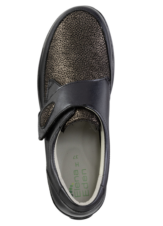 Schuhe - ELENA EDEN Klettschuh aus schimmerndem Nappaleder, in Größe 036 bis 042, in Farbe BEIGE Ansicht 5