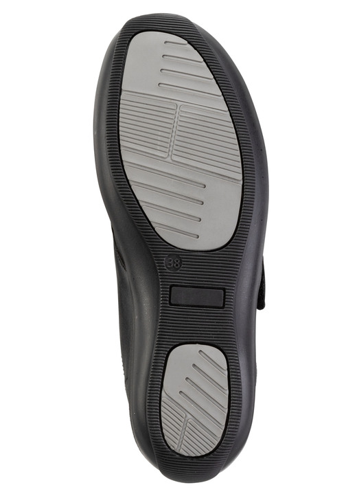 Schuhe - ELENA EDEN Klettschuh aus schimmerndem Nappaleder, in Größe 036 bis 042, in Farbe BEIGE Ansicht 6