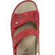 Sandaletten & Pantoletten - Mubb, bequeme Damen-Sandalen, Weite H, mit herausnehmbarem Fußbett – Farbe ROT – Ansicht 2 Sandaletten & Pantoletten - Mubb, bequeme Damen-Sandalen, Weite H, mit herausnehmbarem Fußbett, in Größe 036 bis 042, in Farbe GRAU – Farbe ROT – Ansicht 2