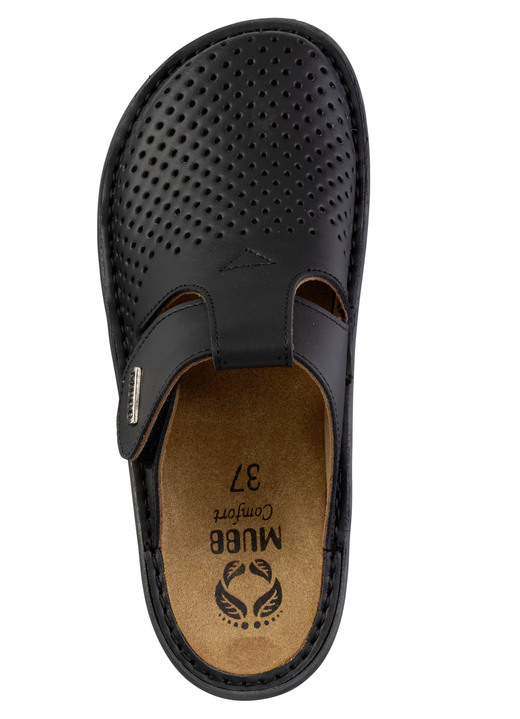 Sandaletten & Pantoletten - Mubb, sommerliche Damen-Clogs, Weite H, mit herausnehmbarem Fußbett, in Größe 036 bis 042, in Farbe WEISS Ansicht 5