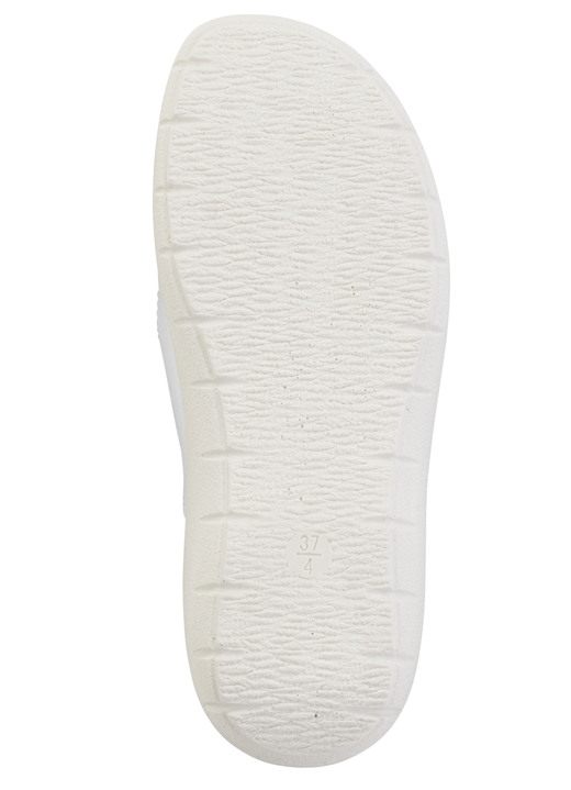 Sandaletten & Pantoletten - Zweierpack Pantoletten aus Nubuk- und Nappasynthetik, in Größe 036 bis 042, in Farbe 1X SCHWARZ, 1X WEISS Ansicht 6