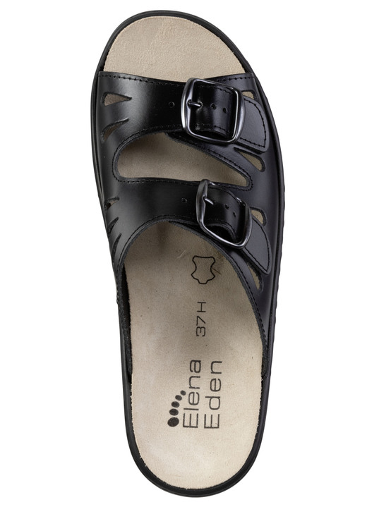 Sandaletten & Pantoletten - ELENA EDEN Pantolette aus Nappaleder, in Größe 036 bis 043, in Farbe WEISS Ansicht 5