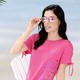 Strandkleider - Laurina Kleid mit schimmerndem Druck – Farbe PINK – Ansicht 2 Strandkleider - Laurina Kleid mit schimmerndem Druck, in Größe 036 bis 054, in Farbe PINK – Farbe PINK – Ansicht 2
