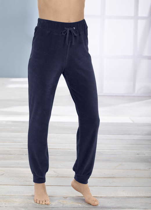 Freizeithosen - Hose mit bequemem Dehnund, in Größe 036 bis 054, in Farbe MARINE Ansicht 1
