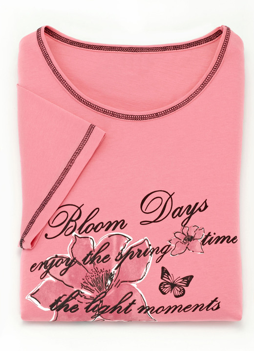 Kurzarm - Zweierpack Nachthemden, Kurzarm mit Rundhals Ansicht 7 Kurzarm - Zweierpack Nachthemden, Kurzarm mit Rundhals, in Größe 036 bis 060, in Farbe FLIEDER/TÜRKIS Ansicht 7