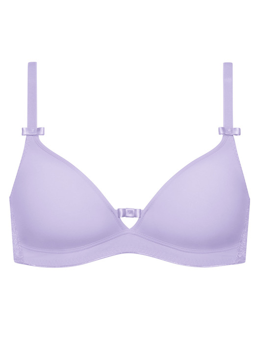 Soft-BH - Format BH mit Elastikspitze im Rückteil, in Größe 070 bis 090, in Cup B, in Farbe FLIEDER Ansicht 3