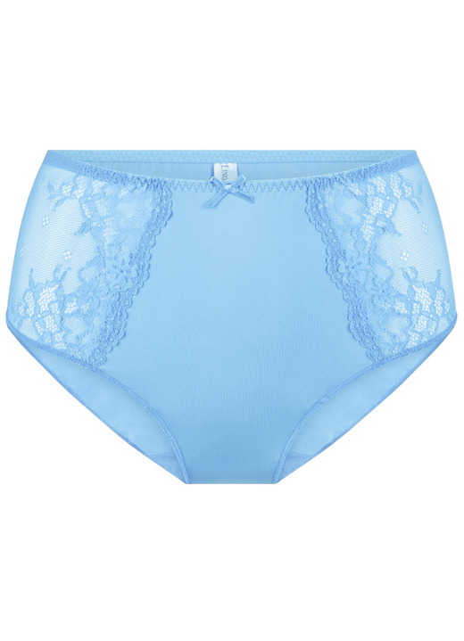 Slips - LingaDore Slip mit Elastikspitze Ansicht 3 Slips - LingaDore Slip mit Elastikspitze, in Größe L (40) bis XXL (44), in Farbe TÜRKISBLAU Ansicht 3