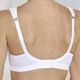 Soft-BH - Swegmark BH mit hübscher Elastikspitze, in Größe 075 bis 105, in Cup B, in Farbe WEISS – Farbe WEISS – Ansicht 3