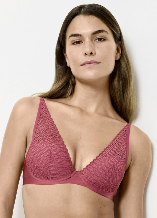 Bügel-BH - Triumph Aura Spotlight Bügel-BH mit gepolsterten Cups Ansicht 2 Bügel-BH - Triumph Aura Spotlight Bügel-BH mit gepolsterten Cups, in Größe 070 bis 090, in Cup A, in Farbe KORALLE Ansicht 2