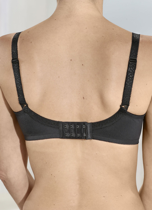 Bügel-BH - Triumph Amourette Minimzer-Bügel-BH mit Elastikspitze, in Größe 075 bis 095, in Cup F, in Farbe WEISS Ansicht 7