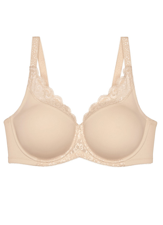 Bügel-BH - Triumph Amourette Minimzer-Bügel-BH mit Elastikspitze, in Größe 075 bis 095, in Cup C, in Farbe PUDER Ansicht 4
