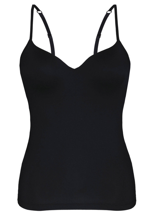 Bügel-BH - Sassa BH-Hemd mit eingearbeitetem Bügel-BH Ansicht 5 Bügel-BH - Sassa BH-Hemd mit eingearbeitetem Bügel-BH, in Größe 075 bis 095, in Cup D, in Farbe SEKT Ansicht 5