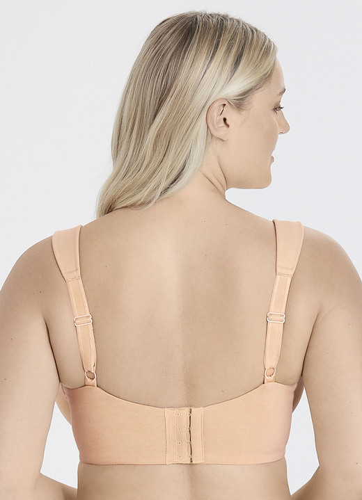 Bügel-BH - Miss Mary Bügel-BH mit hautsympathischer BIO-Baumwolle, in Größe 080 bis 105, in Cup B, in Farbe MARINE Ansicht 11