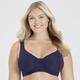 Bügel-BH - Miss Mary Bügel-BH mit hautsympathischer BIO-Baumwolle, in Größe 080 bis 105, in Cup B, in Farbe MARINE – Farbe MARINE – Ansicht 4