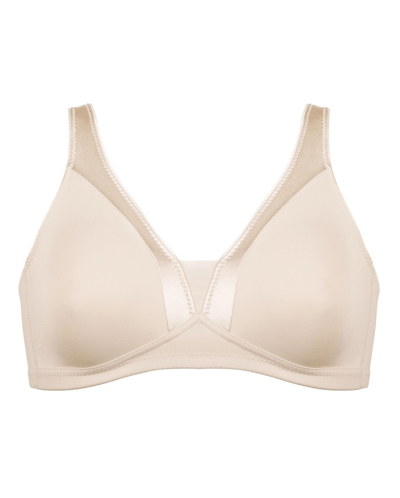 Soft-BH - Naturana BH mit vorgeformten Cups, in Größe 075 bis 095, in Cup C, in Farbe BEIGE Ansicht 2