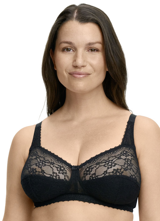 Soft-BH - Susa BH mit hübscher Elastikspitze Ansicht 4 Soft-BH - Susa BH mit hübscher Elastikspitze, in Größe 075 bis 095, in Cup C, in Farbe SAND Ansicht 4