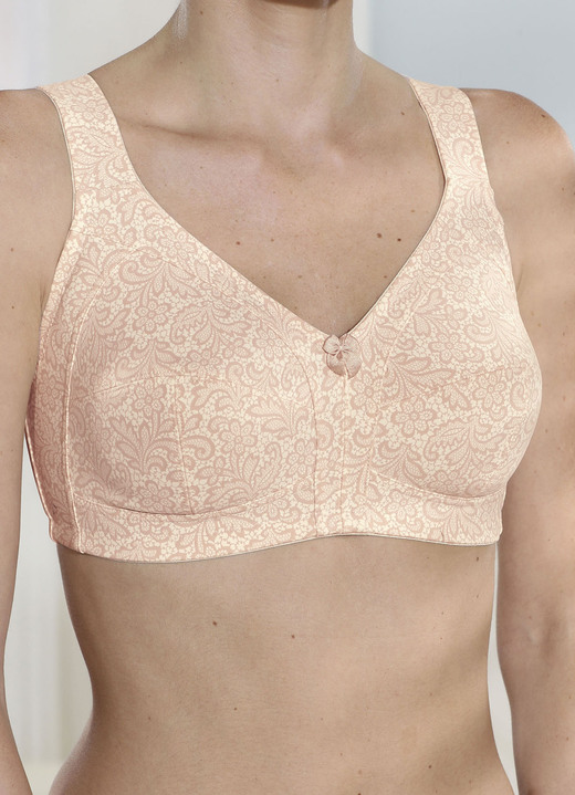 Soft-BH -  Susa BH mit verstärktem Rückteil Ansicht 3 Soft-BH -  Susa BH mit verstärktem Rückteil, in Größe 080 bis 105, in Cup C, in Farbe ECRU-ROSENQUARZ Ansicht 3