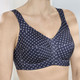 Soft-BH - Susa BH mit hübschem Punktedessin – Farbe MARINE-WEISS – Ansicht 2 Soft-BH - Susa BH mit hübschem Punktedessin, in Größe 080 bis 120, in Cup G, in Farbe MARINE-WEISS – Farbe MARINE-WEISS – Ansicht 2