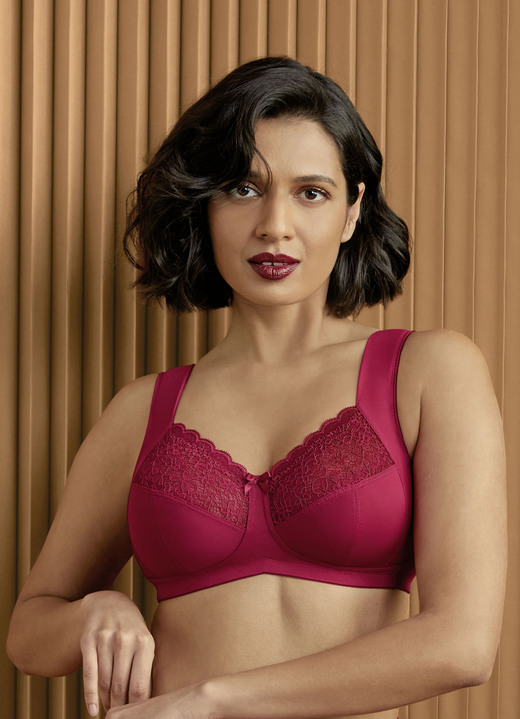 Soft-BH - Anita Entlastungs-BH, in Größe 075 bis 115, in Cup C, in Farbe KIRSCHROT Ansicht 1