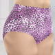 Slips - Viererpack Slips mit Raubtierdessin – Farbe LILA-SCHWARZ-WEISS – Ansicht 1 Slips - Viererpack Slips mit Raubtierdessin, in Größe 038 bis 054, in Farbe LILA-SCHWARZ-WEISS – Farbe LILA-SCHWARZ-WEISS – Ansicht 1