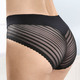 Unterhemden - Bezauberndes Set: BH-Hemd + Slip – Farbe SCHWARZ – Ansicht 3 Unterhemden - Bezauberndes Set: BH-Hemd + Slip, in Größe 036 bis 048, in Farbe SCHWARZ – Farbe SCHWARZ – Ansicht 3