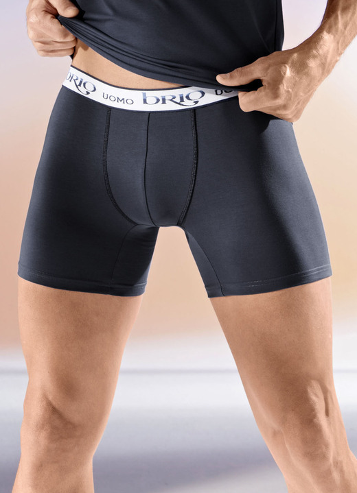 Pants & Boxershorts - Viererpack Pants mit Elastikbund, in Größe 005 bis 011, in Farbe 2X INDIGOBLAU, 2X NAVY Ansicht 3