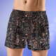 Pants & Boxershorts - Viererpack Boxershorts mit Alloverdessin, in Größe 005 bis 016, in Farbe 2X SAND-GRAU-ORANGE, 2X GRAU-SCHWARZ-ORANGE – Farbe 2X SAND-GRAU-ORANGE, 2X GRAU-SCHWARZ-ORANGE – Ansicht 2