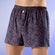 Pants & Boxershorts - Viererpack Boxershorts mit knöpfbarem Eingriff, in Größe 005 bis 016, in Farbe 2X SCHWARZ-BLAU-TERRA, 2X SCHWARZ-BLAU-GRAU – Farbe 2X SCHWARZ-BLAU-TERRA, 2X SCHWARZ-BLAU-GRAU – Ansicht 1