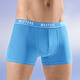 Pants & Boxershorts - Mustang Dreierpack Pants mit Elastikbund, in Größe 004 bis 008, in Farbe 1X NAVY, 1X BLAU, 1X TÜRKIS – Farbe 1X NAVY, 1X BLAU, 1X TÜRKIS – Ansicht 3