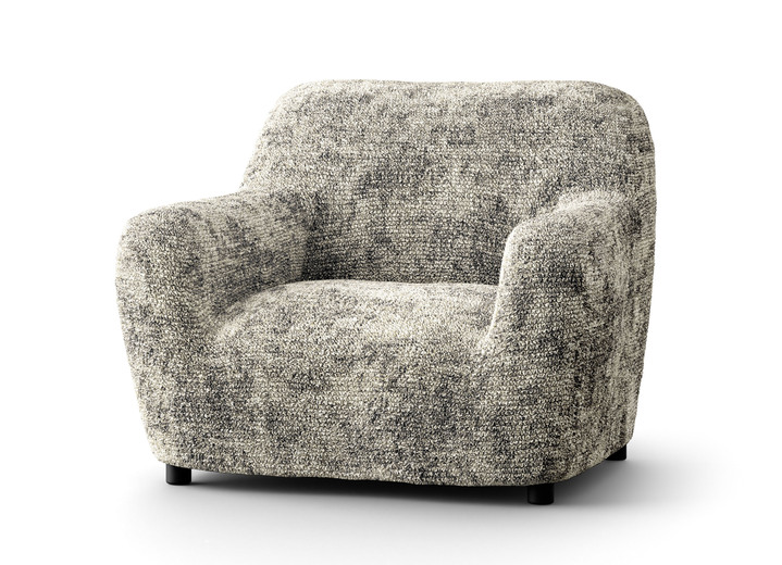 Sessel- & Sofaüberwürfe - Stretchbezüge in Mikrofaser-Qualität, in Größe 05 (TV-Sessel-Bezug) bis 103 (3-Sitzer-Bezug), in Farbe NATUR Ansicht 1