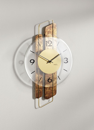 Wanduhr mit präzisem Quarzuhrwerk