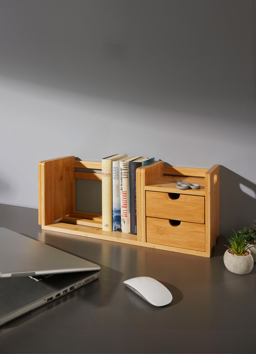 Möbel - Regal aus Bambus, in Farbe NATUR Ansicht 3