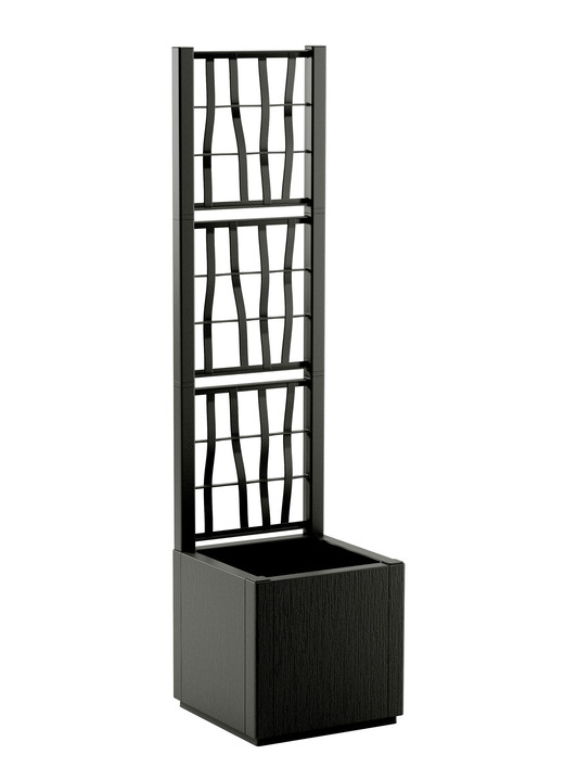 Blumentöpfe & Pflanzgefäße - Pflanzkasten aus recyceltem Polypropylen, in Farbe GRÜN, in Ausführung Ohne Spalier, breit Ansicht 18