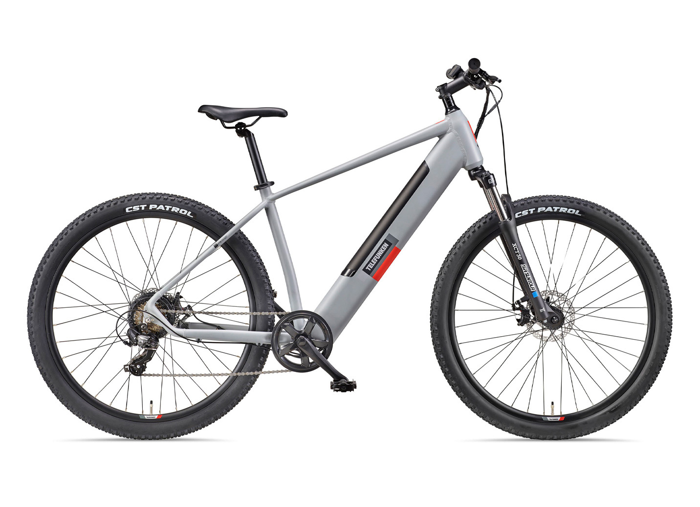 Elektromobilität - Perfekt für Ihre Freizeit: E-Mountainbike von Telefunken, in Farbe ALUMINIUM-GRAU Ansicht 1