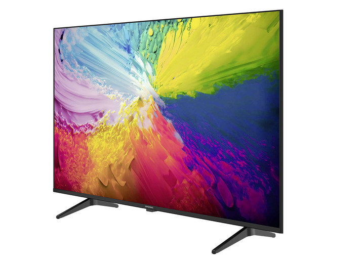 Fernseher - Grundig GUB7440Q 4K-UHD-Smart-QLED-Fernseher, in Farbe SCHWARZ Ansicht 3